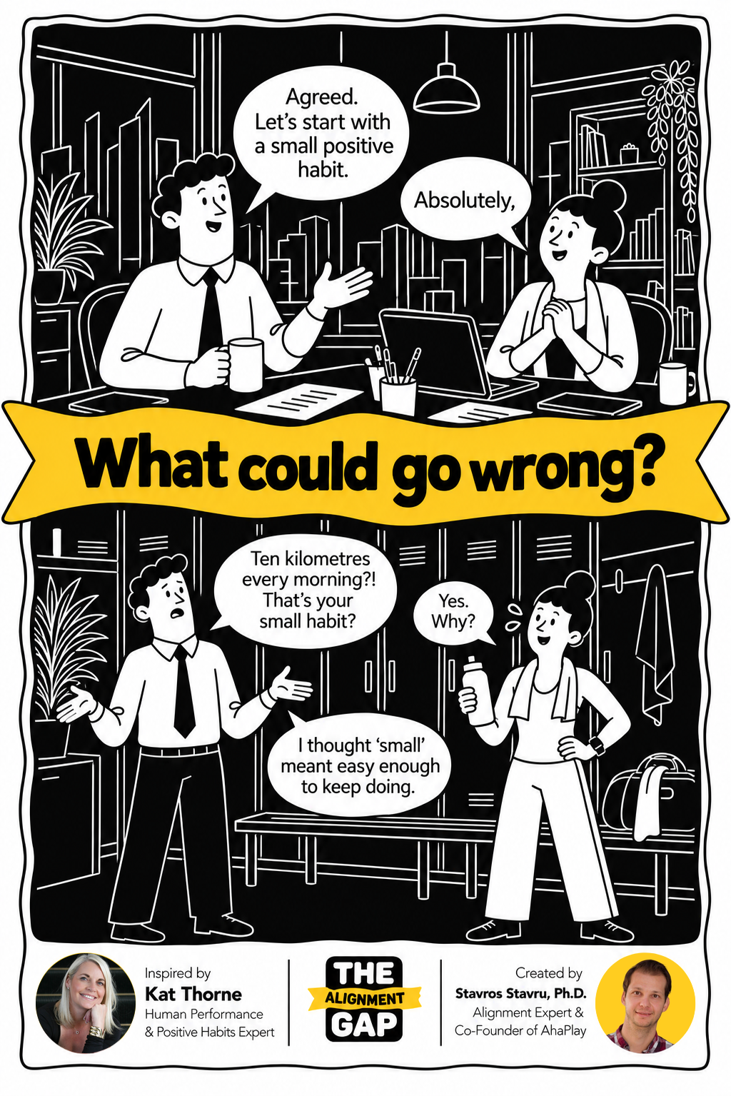Featured story comic inspired by Kat Thorne