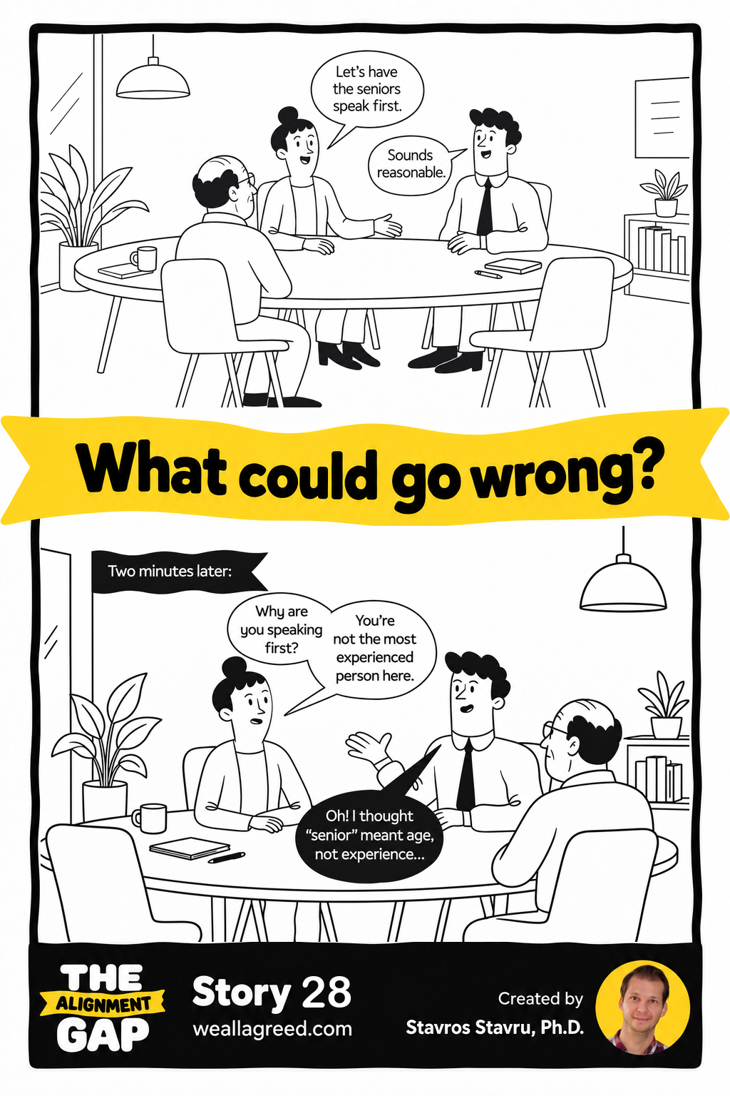The Alignment Gap Story 28: Senior